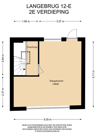Floorplan - Langebrug 12E, 2311 TL Leiden